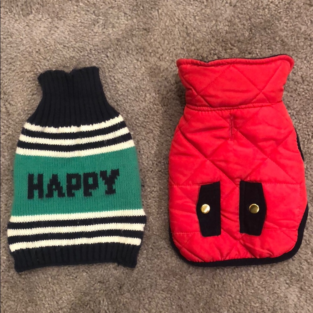 Dog sweater and jacket XXS
